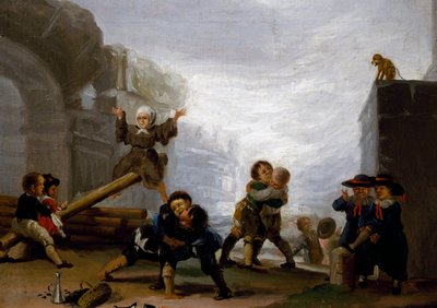 Bambini che litigano e giocano sull