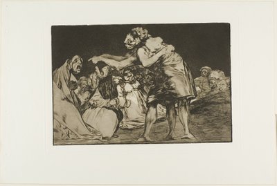 Follia disordinata, tavola sette da I Proverbi da Francisco Jose de Goya y Lucientes