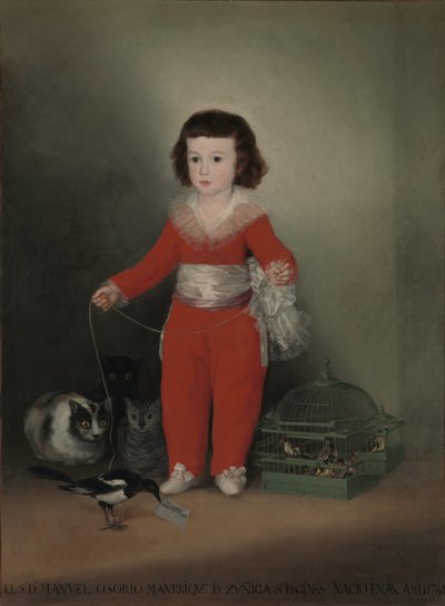 Don Manuel Osorio Manrique de Zuniga da Francisco de Goya