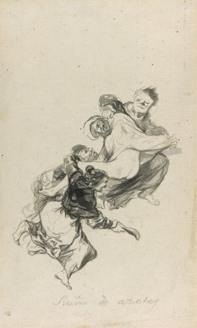 Sogno di Fustigazione, 1801-03 da Francisco de Goya