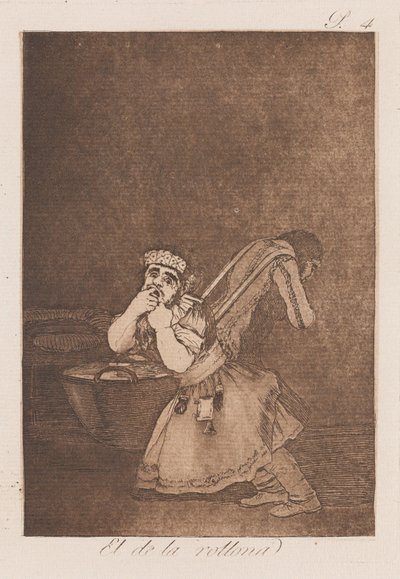 El de la Rollona, fine XVIII-inizio XIX secolo (stampa) da Francisco de Goya