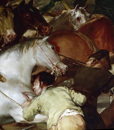 Il 2 maggio o La carica dei Mamelucchi (dettaglio) da Francisco de Goya