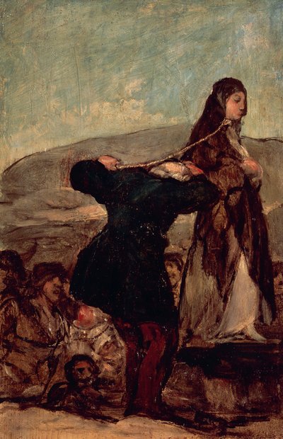 Esecuzione di una strega da Francisco Jose de Goya y Lucientes