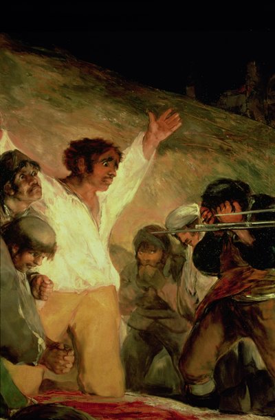 Esecuzione dei difensori di Madrid, 3 maggio 1808 (dettaglio) da Francisco Jose de Goya y Lucientes
