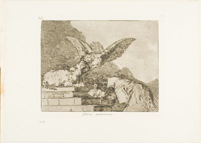 Pantomima felina, tavola 73 da I disastri della guerra da Francisco Jose de Goya y Lucientes