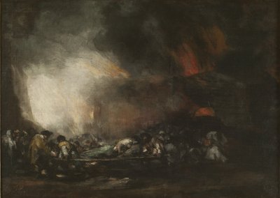 Incendio di un ospedale da Francisco Jose de Goya y Lucientes