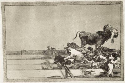 GOYA Y LUCIENTES, Francisco de (1746-1828). Eventi terribili nelle prime file dell