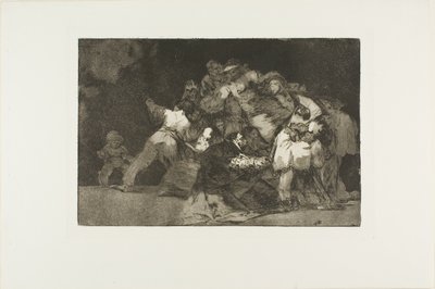 Follia generale, tavola nove da I Proverbi da Francisco Jose de Goya y Lucientes