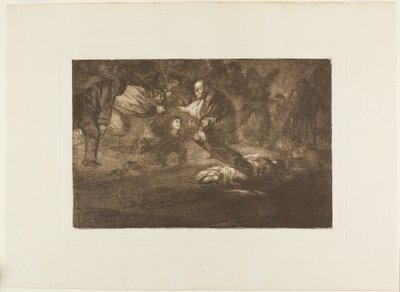 Dio li crea e loro si uniscono, tavola 18 da Los Proverbios da Francisco Jose de Goya y Lucientes
