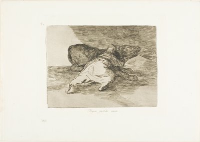 Ne ricava qualcosa, tavola 40 da I disastri della guerra da Francisco Jose de Goya y Lucientes
