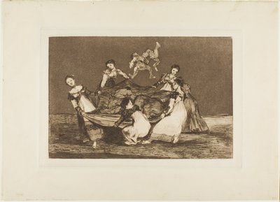 Più pesante di un asino morto, tavola 1 da Los Proverbios da Francisco Jose de Goya y Lucientes