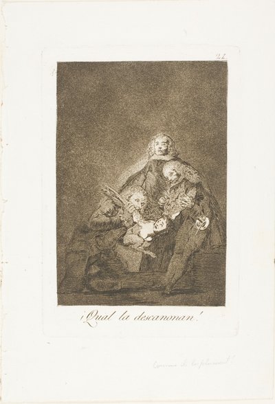 Come la Spennano, tavola 21 da Los Caprichos da Francisco Jose de Goya y Lucientes