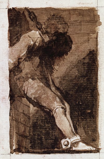 Se è un criminale muore rapidamente (acquaforte, c.1810) da Francisco de Goya
