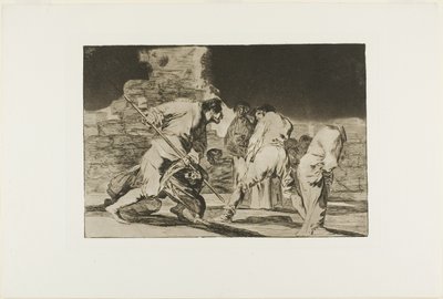 È Incredibile - e Siamo Stati Creati da Dio, tavola sei da Los Proverbios da Francisco Jose de Goya y Lucientes