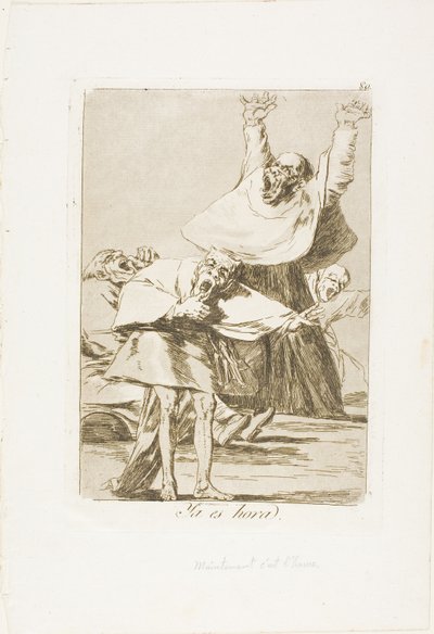 È tempo, tavola 80 da Los Caprichos da Francisco Jose de Goya y Lucientes