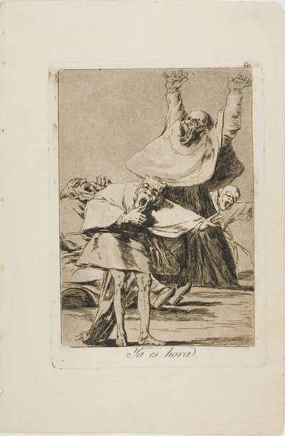 È ora, tavola 80 da Los Caprichos da Francisco Jose de Goya y Lucientes