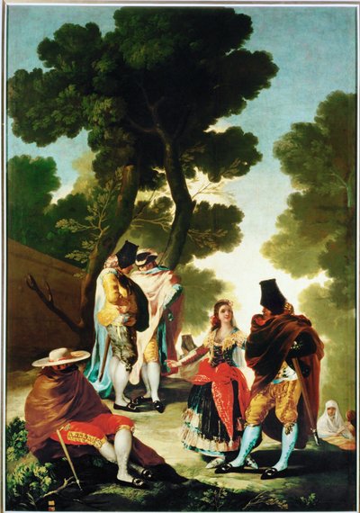 La maja y los Embozados - la maja e gli uomini ammantati, cartone per l