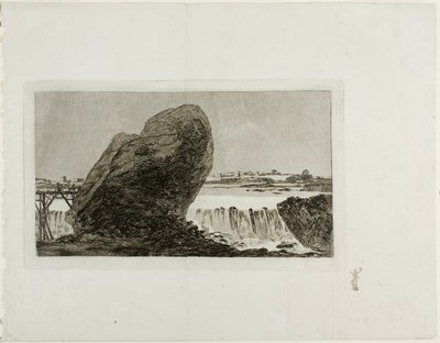 Paesaggio con cascata da Francisco Jose de Goya y Lucientes
