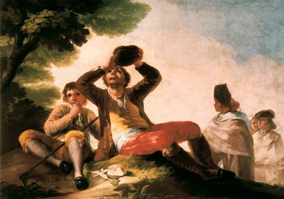 Il bevitore da Francisco Jose de Goya y Lucientes