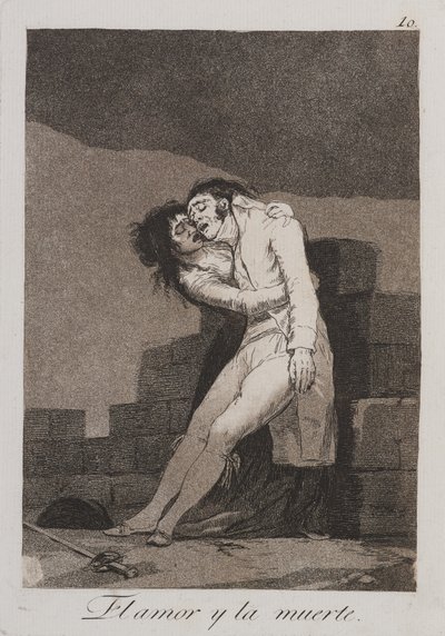 Amore e morte da Francisco de Goya
