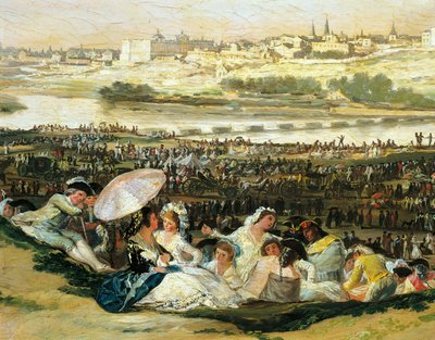 Prato di San Isidro (dettaglio) da Francisco Jose de Goya y Lucientes