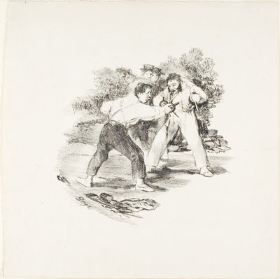 Duello moderno da Francisco Jose de Goya y Lucientes