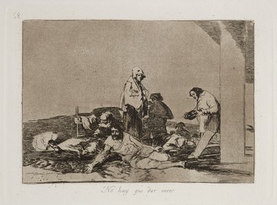 No hay que dar voces (È inutile gridare) da Francisco Jose de Goya y Lucientes