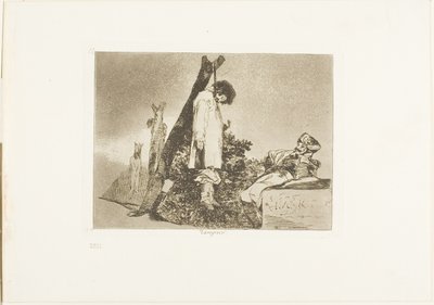 Non in questo caso, tavola 36 da I disastri della guerra da Francisco Jose de Goya y Lucientes