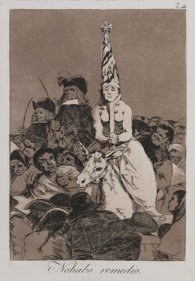 Non si poteva fare nulla (Nohubo remedio) da Francisco de Goya