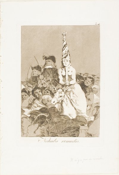 Non si poteva fare nulla, tavola 24 da Los Caprichos da Francisco Jose de Goya y Lucientes