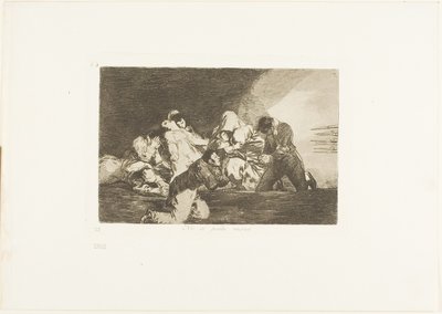 Non si può guardare, piatto 26 da I disastri della guerra da Francisco Jose de Goya y Lucientes
