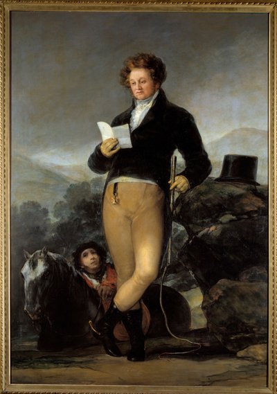 Ritratto a figura intera di Don Francisco da Francisco de Goya
