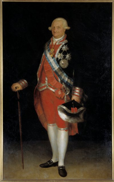 Ritratto di Carlo IV, re di Spagna da Francisco de Goya