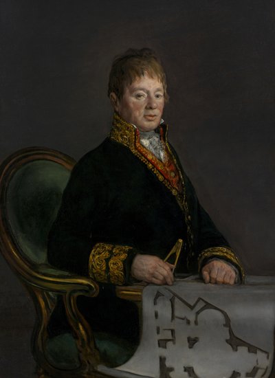 Ritratto di Don Juan Antonio Cuervo, 1819 da Francisco de Goya