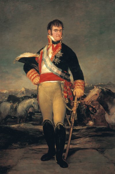 Ritratto di Ferdinando VII da Francisco Jose de Goya y Lucientes