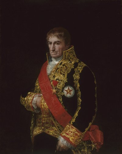 Ritratto del Generale José Manuel Romero, c.1810 da Francisco de Goya