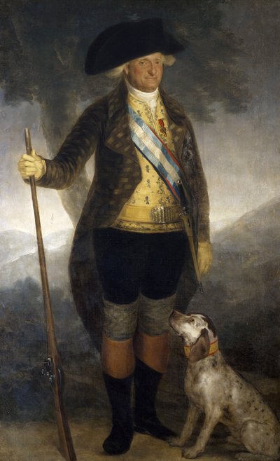 Ritratto di re Carlo IV di Spagna da Francisco Jose de Goya y Lucientes