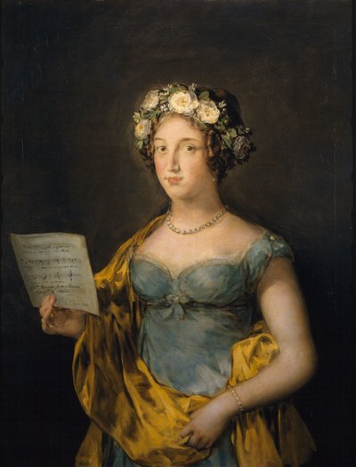 Ritratto di Manuela Tellez Giron y Pimentel, Duchessa di Abrantes da Francisco de Goya