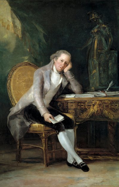 Ritratto dello statista e scrittore Gaspar Melchor de Jovellanos da Francisco de Goya