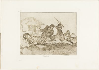 Marmaglia, tavola 28 da I disastri della guerra da Francisco Jose de Goya y Lucientes