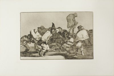 Gioisci, Carnevale, perché domani sarai cenere, tavola 14 da Los Proverbios da Francisco Jose de Goya y Lucientes