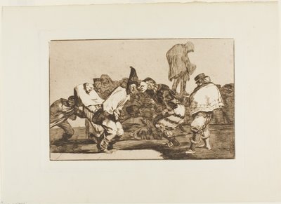 Rallegrati, Carnevale, perché domani sarai cenere, tavola 14 da Los Proverbios da Francisco Jose de Goya y Lucientes