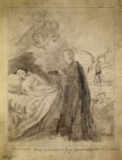 San Francesco Borgia al capezzale di un morente impenitente da Francisco Jose de Goya y Lucientes
