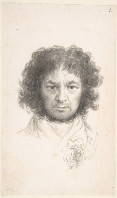 Autoritratto, c.1796 da Francisco Jose de Goya y Lucientes