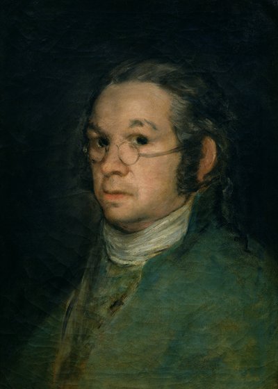Autoritratto con Occhiali, c.1800 da Francisco de Goya
