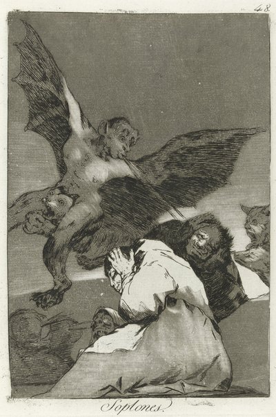 Soplones, Los Caprichos da Francisco de Goya