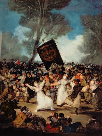 Il funerale della sardina (Festa del Corpus Domini il Mercoledì delle Ceneri) c.1812-19 da Francisco de Goya