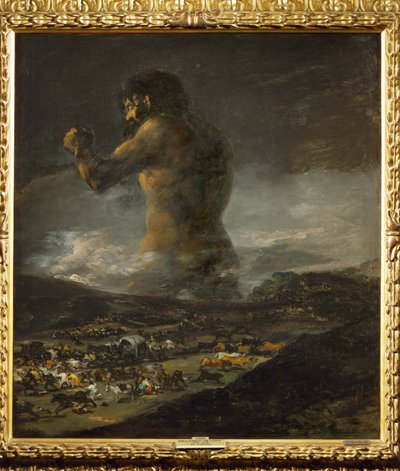 Il Colosso ... (dipinto su tela) da Francisco Jose de Goya y Lucientes