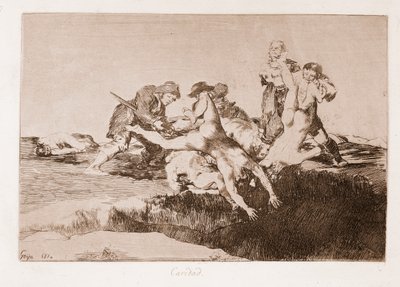 I disastri della guerra: Carità da Francisco de Goya