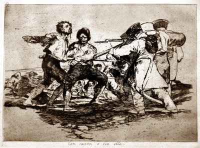 I disastri della guerra: Con ragione o senza da Francisco Jose de Goya y Lucientes